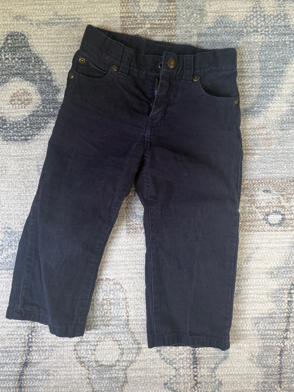 Janie & Jack Navy Corduroy Pants